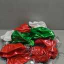 YHFUISK 17 PCS Outdoor Christmas Decorations,12 Inch Large Inflatable Balls,Christmas Ornaments Decor for Front Door Yard for New Year Festive