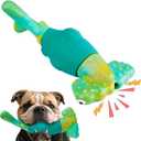BIKIISEN Dog Toys for Aggressive Chewers, Interactive Dog Chew Toys for Large Dogs, Squeaky Chew Toys to Keep Them Busy, Tough Toys for Medium/Large Breed (Green)