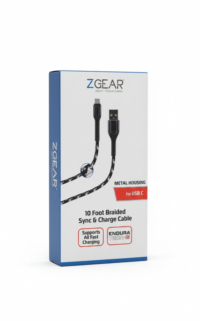 2 PCS Adaptive Fast Charger Wall Charger, 10 Foot Braided Sync