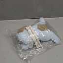 Bearington Baby Lil' Waggles Baby Boy Stuffed Animal with Rattle - 8" Soft Blue Dog Plush with Satin Accents for Newborn Boys - Adorable Stuffed Animals for Babies - Cuddly First Toy Gift for Infants, 8" Lil' Waggles