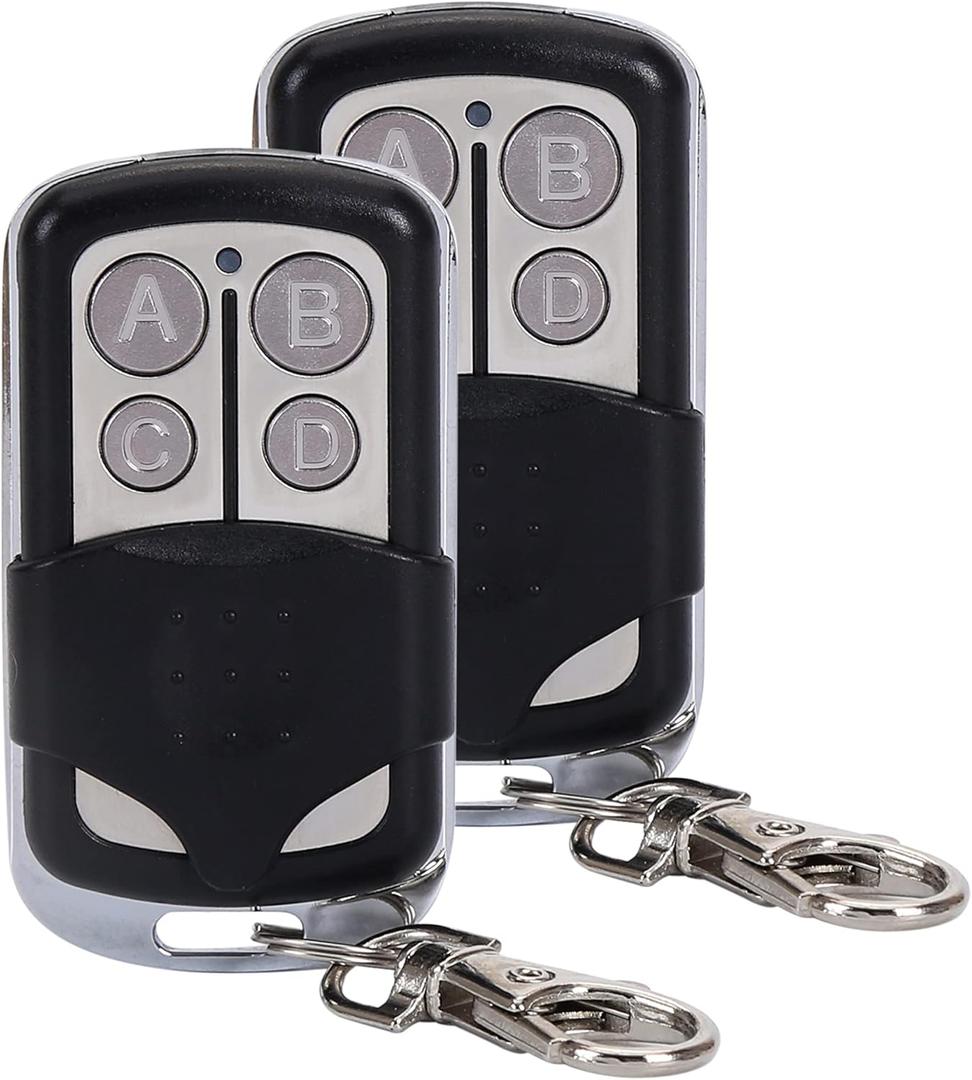 2 for Genie & Overhead Door Garage Door Opener Remote G3T-R G3T-A O3T-BX O3T-A 315/390MHZ Auto-Seek