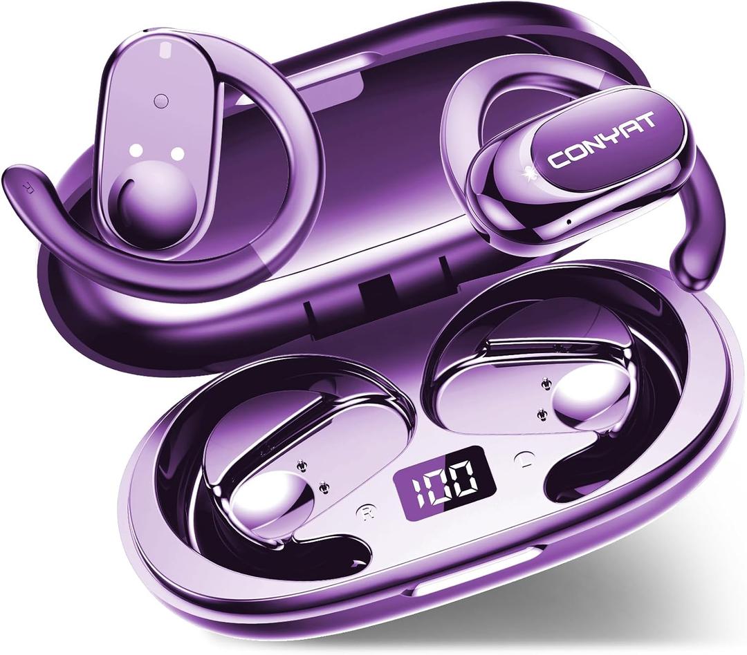 AI Translation Earbuds Real Time, Purple