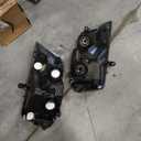 Headlights Assembly Compatible for 2008-2014 Dodge Avenger Black Housing Clear Reflector Front Headlamp Driver and Passenger Side