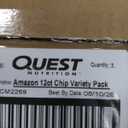 Quest Nutrition Cheese Lovers Variety Pack, Nacho Tortilla Style Protein Chips x4, Cheddar & Sour Cream Chips x4, Cheddar Blast Crackers x4, 12 Count. Best By: 08/10/2026