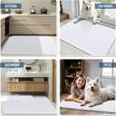 Arotive Bathroom Rugs 34" x 21", Ultra Soft Absorbent Chenille Bath Rugs, Non-Slip Rubber Backing, Machine Washable Bath Mats for Bathroom Floor, Tub and Shower, Home Decor Accessories, White