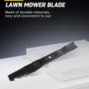 OCPTY Mulching Blades 22 inch Deck Mulching Mower Blades for Husqvarna 580244001 580244002 HU500F HU550FH HU675FE HU700F HU700L HU725AWD HU725F HU800AWD LC 356AWD LC 356V HU 700L LB 155S,2 pack