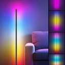 LED Corner Floor Lamp, Corner Lamp - 16 Million DIY Colors, 68+ Scenes, App & Remote Control, Smart RGBICW Corner Light with Music Sync & Timer Setting, LED Lamp for Bedroom, Living Room, Gaming Room