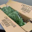 Tangkula Pre-lit Artificial Christmas Tree, Multi-Colored Fiber Optic Spruce Tree Artificial Xmas Tree