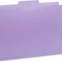 Blue Summit Supplies 30 Gem Tone Plastic File Folders, 1/3 Cut Tab, Letter Size, Assorted Colors, Great for Organizing and Easy File Storage, 30 Pack