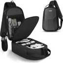 Air 3S Case, Portable Drone Bag Compatible with DJI Air 3, Travel Drone Backpack for DJI RC 2/N3/N2 Remote Controller, Sturdy Waterproof RC 2 Carrying Case for Fly More Combo Accessories
