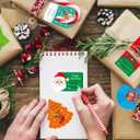 Funnlot Gift Tags Self Adhesive 236 PCS Christmas Labels for Gifts, Birthdays & Holidays - Santa Claus Stickers & Tags