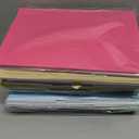 10 Pcs Fabric Storage Cubes with Lids and Clear Windows 14x10 Inch Foldable Closet Organizer Bins Aesthetic Pastel Storage Bins for Shelves Dorm Essentials Craft & Office Organization