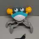Control future Crawling Crab Baby Toy - Infant Tummy Time Toys 3 4 5 6 7 8 9 10 11 12 Babies Boy 3-6 6-12 Learning Crawl 9-12 12-18 Walking Toddler 36 Months Old Music Development 1st Birthday Gifts