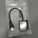 USB to VGA Adapter, USB3.0/2.0 to VGA Adapter Multi-Display Video Converter Full HD 1080P External Video Card Multi Monitor, Desktop, Laptop, HDTV, Monitor, Projector (Windows 10/8.1/8/7)