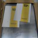 Stainless Steel Cutting Board, Double Sided Steel Cutting Boards for kitchen, Stainless Steel/ Wheat straw pp Large Board for meat, non toxic Chopping, 16 * 11 Inch, Dishwasher Safe