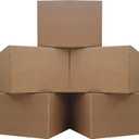 uBoxes Extra Large (Pack of 5) 23" x 23" x 16" Standard Corrugated Moving Box, Brown Corrugated