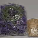 4 PCS Spring Wreath for Front Door Lavender Candle Ring Wreaths Mini Purple Table Centerpieces 9 Inch Floral Wreaths for Pillars Cabinets Farmhouse Spring Summer Wedding Party Home Decor