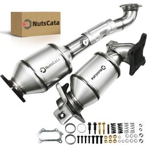 2PCS Catalytic Converter Direct-Fit Compatible with 2012 2013 2014 Honda CRV CR-V 2.4L L4 2-PCS EPA Compliant Replace OEM 18190-R5A-A00, 18150-R5A-000