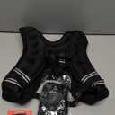 ZELUS Weighted Vest, 20lb Weight Vest with Reflective Stripe for Workout, Strength Training, Running, Fitness, Muscle Building, Weight Loss, Weightlifting (Black)