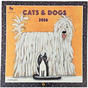 NIQUEA.D, Cats and Dogs 2026 Wall Calendar