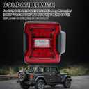 LED Tail Light Assembly for 2018-2023 Jeep Wrangler Rear Brake Stop Lamp w/o Blind Spot Replace 68434889AB Right Passenger Side