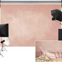 Kate 10x6.5ft/3m(W) x2m(H) Pink Photo Backdrops Photographers Retro Solid Light Pink Background Photography Props Studio Digital Printed Backdrop