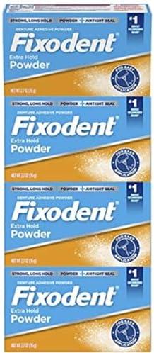 Fixodent Extra Hold Denture Adhesive Powder, 2.7 Ounce (Pack of 1 Fixodent Extra Hold Denture Adhesive Powder, 2.7 Ounce (Pack of 1