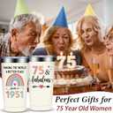75th Birthday Gifts for Women - 1951 75th Birthday Decorations for Woman - Turning 75 Year Old Gifts for Women - 75 Fabulous Tumbler 20 oz