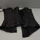 SZIVYSHI Corset Tops for Women, Bustier Shapewear Lingerie, Lace Waist Push Up Bodysuit (Small, Black)