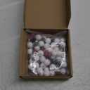 180 Pieces Christmas Snowman Wooden Bead Winter Wooden Bead Christmas Buffalo Plaid Wood Round Bead Christmas Print Wooden Beads with DIY Twine Scarf Wooden Beads for Crafts (Fancy Color)