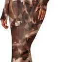 LILLUSORY Off The Shoulder Bodycon Floral Dress 2026 Fall Long Sleeve Maxi Wedding Guest Cocktail Going Out Club Dresses, Small
