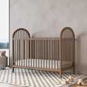 Graco Olivia 3-in-1 Convertible Crib GREENGUARD Gold Certified, 100% Solid Wood, Fits Standard Baby Crib Mattress, Converts to Toddler Bed and Daybed, 4 Adjustable Mattress Heights (Hazelnut), 29"L x 54"W x 45"H