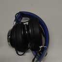 AC01 Over-Ear Headphones Wired, Passive Noise Isolating Corded Stereo Headsets with Mic Volume Control for Adults Teens 3.5mm for Chromebooks, Laptop, Computer, Tablets, Travel (Black Blue)