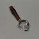 54mm Bottomless Portafilter V2 with Upgraded American Walnut Handle - Compatible with Breville Barista Express, Pro, Touch, Bambino, Plus, Infuser, Duo Temp Pro- Includes 18-21g Filter Basket