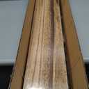 Wallniture Bora 36 Inch Large Floating Shelves for Wall Storage, Floating Bookshelf Set of 3, Burned Wood Wall Shelves for Books