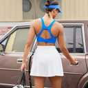 RUNNING GIRL High Impact Sports Bras for Women, High Support Running Strappy Women's Sports Bra with Sewn in Pads (M)