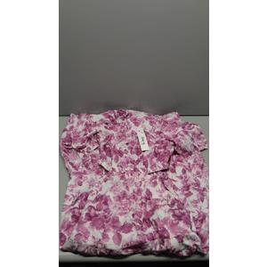 The Drop Women's Anaya Square Neck CutOut Tiered Maxi Dress, Wild Purple Floral Print, XXS