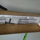 LazBlinds No Tools No Drill 1" Vinyl Mini Blinds, Cordless Blinds for Windows, Light Filtering Horizontal Window Blinds & Shades, 21" W x 36" H, White