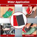 24 Pcs Sanding Sponge 120 Grit, Washable & Reusable Sanding Blocks for Wood, Metal, Drywall, Glazing, Wet Dry Sandpaper for Smooth Finishing