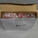 Geosar 30 Pieces Artificial Christmas Berry Picks with Snowflake Glitter Artificial Holly Berry Stems for Christmas Tree Ornaments Vases DIY Crafts Home Wedding Party Holiday Decor(Red)