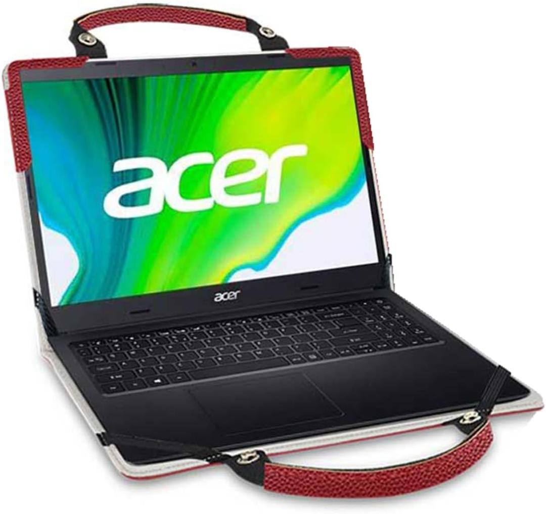 Laptop Case Cover Sleeve for ASUS Zenbook Pro 14 Duo OLED UX8402 UX8402ZA-DB76T with Portable Bag with Bag Handle,Red