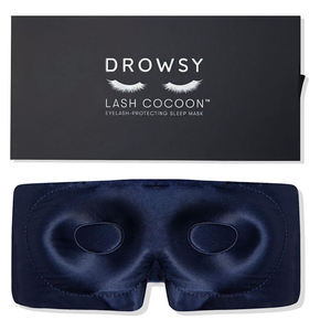 silk eyelash protecting sleep mask