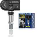 ISINFALSH TPS800-1 TPMS Sensor (315 MHz + 433 MHz) 2 in 1 Dual Frequency Metal Tire Pressure Monitor System Sensor, OE-Level, Unlimited Times Program Just with XTP-SP820 TPMS Tool to Use, 1 Pcs
