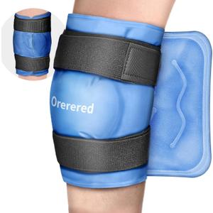 Ice Packs for Injuries Reusable, Knee Gel Ice Pack Wrap Pain Relief for Knee Replacement Surgery, Swelling, Meniscus Tear, ACL, Sports Injuries, Bruises and Arthritis, Elbow Ice Pack Blue