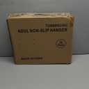 LMTrystFit 30-Pack Plastic Clothes Hangers, Space Saver, Non Slip, 360 Swivel Hook, 0.2 Inches Slim, Sturdy Heavy Duty Hangers for Coat, Durable Hangers for Suits, Light and Dark Gray