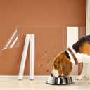 Clear Electrostatic Wall Protector, Static Protective Film, Adhesive-Free, No Residue Protection for Behind Trash Cans, Against Dog Scratches, Furniture, Doors, Splashes and Stains (15.78in*16.4ft)