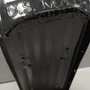 Black Metal Mailboxes for Outside Post Mount, Standard Mail Box, Galvanized Steel Heavy Duty Mailbox, Medium Capacity, 19 x 8.7 x 6.7 inches