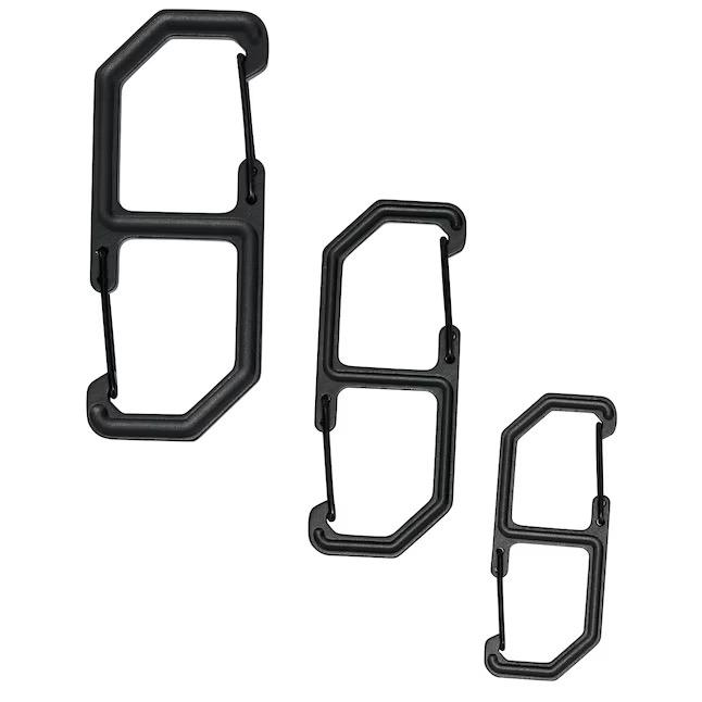 Apex by Minute Key 3 - Pack 3-Inches Double Wire Carabiner