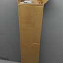 LazBlinds No Tools No Drill Cordless Bamboo Roman Shades, Light Filtering Window Treatment, Roll Up Bamboo Blinds for Windows 27'' W x 64'' H, Brown