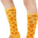 American Trends Women's Knee High Socks, Novelty Holiday Printed Tall Tube Socks, Casual & Party Athletic Sports Stockings (1 Pack Giraffe)